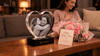 Personalized 3D crystal keepsake engraved with a family photo, a Mother's Day gift idea from Memirova
