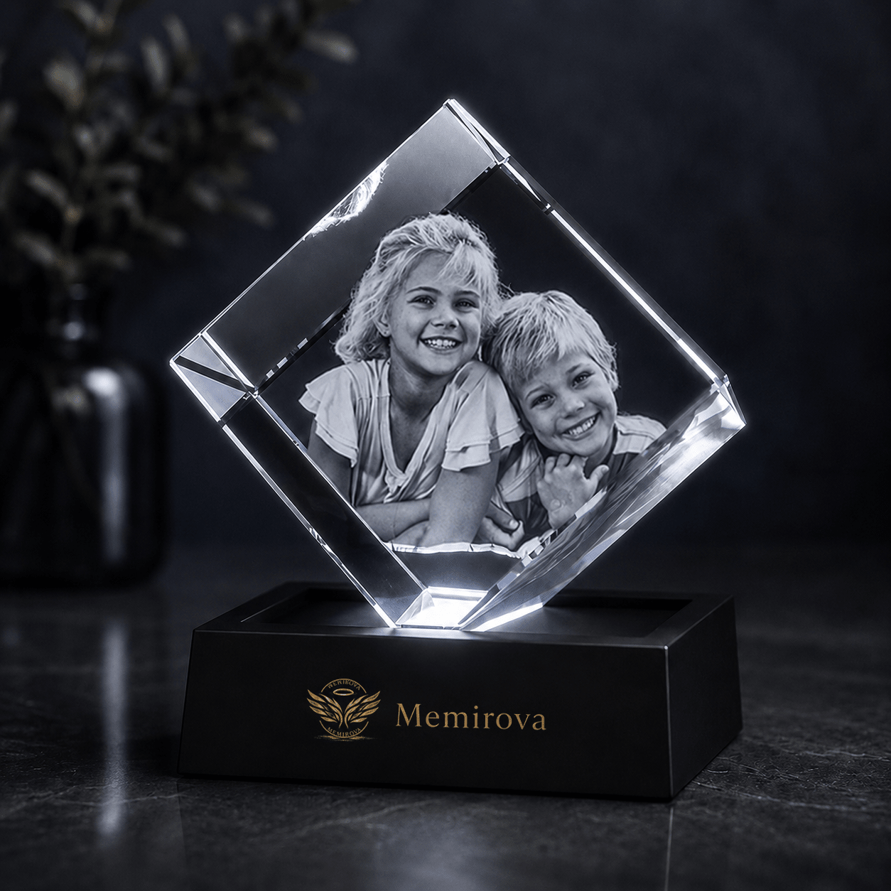 Memirova Memory Crystal Square Keepsake - Memirova