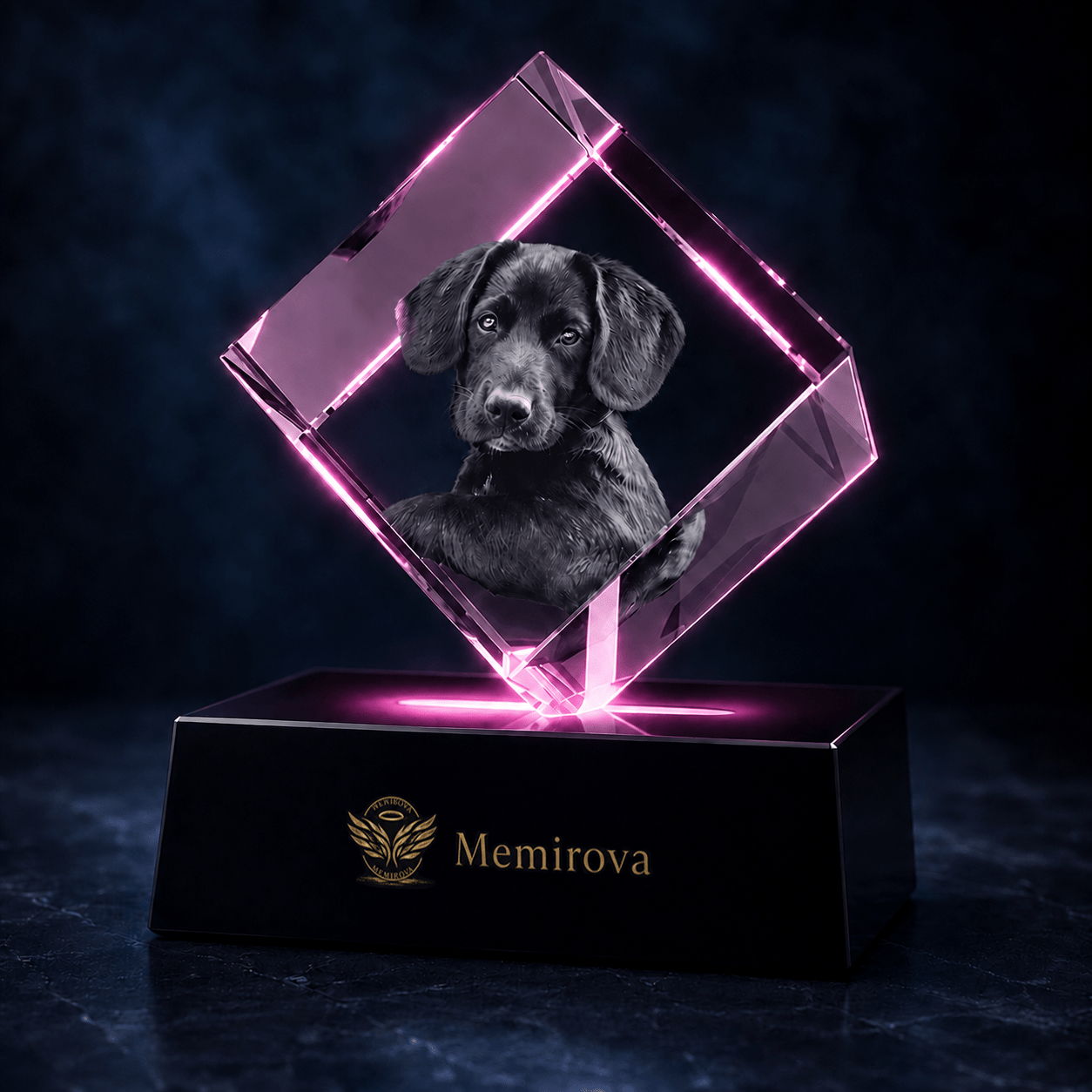 Memirova Memory Square Crystal Keepsake - Memirova