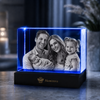 Memirova Personalized 3D Crystal Keepsake， shown with its gift-ready packaging box