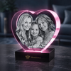 Memirova Memory Crystal Heart Keepsake, shown with its gift-ready packaging box
