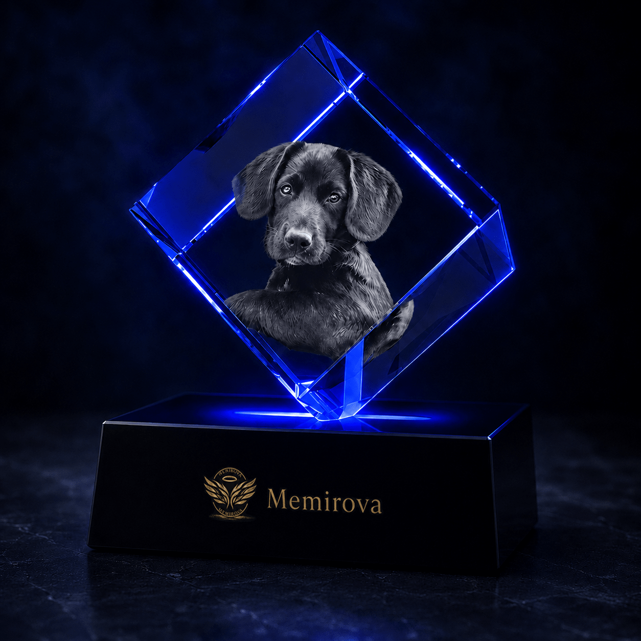 Memirova Memory Square Crystal Keepsake - Memirova