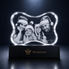 Memirova Christmas Faceted Paw Print Crystal-Memirova