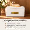 Memirova Custom Clay Figurine Memorial Urn, shown together with other sizes and color options in the collection