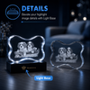 Memirova Mother's Day Faceted Bone Crystal Keepsake Light Base Details-Memirova