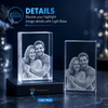 Memirova Mother's Day Memory Crystal Keepsake Light Base Details-Memirova