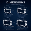 Memirova Paw Prints Forever Crystal Size Guide-Memirova