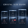 Memirova Father's Day Faceted Crystal Award Size Guide-Memirova
