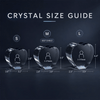 Memirova Father's Day Heart Photo Crystal Size Guide-Memirova