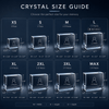 Memirova Father's Day Custom Crystal Plaque Size Guide-Memirova
