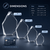 Memirova Mother's Day Faceted Prestige Crystal Keepsake Size Guide-Memirova