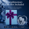 Memirova Father's Day Heart Photo Crystal Complimentary Gift Box-Memirova