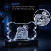 Memirova Faceted Bone Crystal Memorial Keepsake Quality Detail - Memirova