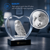 Memirova Heart Keepsake Memory Crystal Quality Detail - Memirova