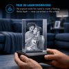 Memirova Father's Day Photo Crystal Keepsake True 3D Laser Engraving-Memirova
