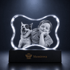 Memirova Loyal Friend Bone-Shaped Pet Memorial Crystal-Memirova