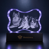 Memirova Loyal Friend Bone-Shaped Pet Memorial Crystal-Memirova